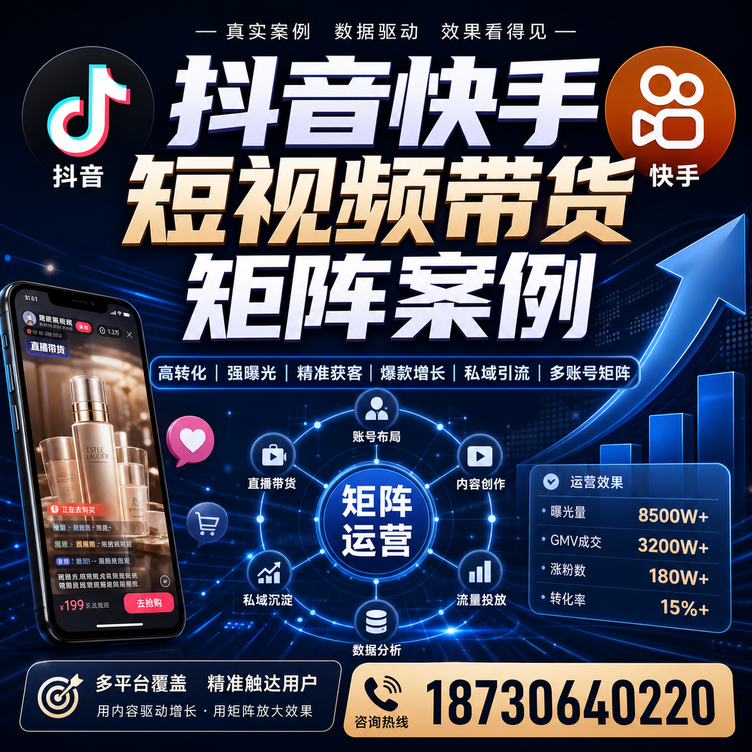 衡阳短视频带货团队多平台矩阵自动分发案例